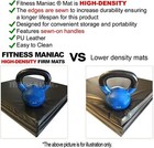 Tri-fold Folding Thick New Exercise Mat Carrying Handles For Tumbling Mma Core