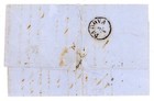 Austria-- Early Cover With Letter Franked With Vertical Tear Franked Scott  14