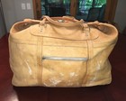 All Brown Leather Duffel Duffle Gym Travel Weekender Bag Pack Satchel Vintage