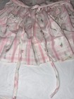 Vtg Kate Greenaway Dress Girls 3t Pink Gingham Lace Collar 70s Flowers