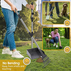 Dog Pooper Scooper  20l Large Dog Poop Trash Can Outside With Removable Inner Bu