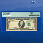 1981  10 Federal Reserve Note  Dramatic Printed Fold Over Error  Pmg 25  89629