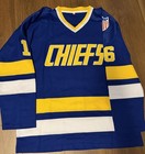 Slapshot Dave Hanson Chiefs Jersey   16  Size- Xl  New W o Tags 