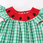 Boutique Watermelon Girls Embroidered Smocked Dress