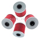 4 Pack Oil Filter For 1989-2004 Kawasaki Klf300c Bayou 4x4 Emgo 10-30000