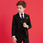 Boys Wedding Suit Kids Blazer Clothing Set Day Chorus Performance Dress Costume
