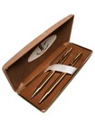 Vintage Centennial Ball Point Pen And Mechanical Pencil Set Gold Tone Tan Box