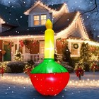 5ft Christmas Inflatable Bubble Light Outdoor Decorations Backyard Inflatable   