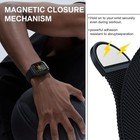 Milanese Loop Stainless Steel Strap For Apple Watch 44mm 45mm - Compatible Band