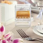 W u 2 Pieces Toothpick Dispenser Creative Clear Knob