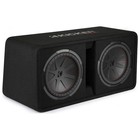 Kicker 48dcwr122 Dual 12 Compr Series 1000w Rms 2 Ohm Loaded Sub Box