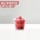 200 Set Disposable Clear Plastic  Ideal For Condiment And Sauce Cups With Lids