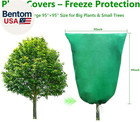 Plant Covers Freeze Protection     2 Pack 95 x95  Extra Large Frost Blankets For O