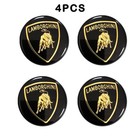 4 Pcs Car Hub Centre Caps For Lamborghini Aventador Huracan Lp700 Lp550 610 Urus