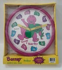 Barney The Dinosaur Quartz Wall Clock   Teach Me Time Book Vintage 1993 Read       