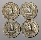 4-coin Lot     Washington Quarters  1940-49      90  Silver     Ships Fast