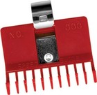 Clipper Comb Plastic Hair Cutting Guide Red Teeth Sizing Cordless Manual