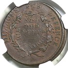 1837 Ht-37 R-4 Ngc Au Details Dbl Struck Liberty - Not One Cent Hard Times Token