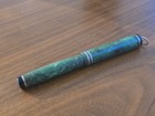 Vintage Wahl Jade Green Celluloid Ringtop Fountain Pen  14k Flexible Wahl  3 Nib