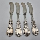 Set Of 4 Francis I By Reed   Barton Sterling Silver  Flat Butter Spreaders 5 75 