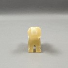Small Hand Carved Natural Stone Dog Mini 1  Figurine Puppy