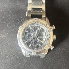 Guess Men   s Quartz Analog Chronograph Watch Date Tachymeter 100m Black Dial