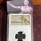 Rare  Ngc Cert  Augustus Caesar 27bc-14ad Macedon Phillippi Quadrans Cc121