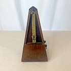 Metronome Seth Thomas De Maelzel Wood Tempo Keeper No  309 Vintage 1940 s Works