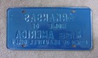 Arkansas Miss America Novelty Booster Original License Plate