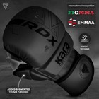 Rdx Mma Gloves Sparring Grappling  Hybrid Open Palm Large-x-large  Black 