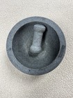 Vintage Massive Extra Large Granite Mortar And Pestle 8  Heavy