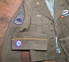 Post Wwii Occupation Korean War Era 11th Airborne Infantry Ike Uniform
