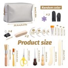 Jupean 49 Pcs Hand Bookbinding Tools Bookbinding Kits For Beginners Bookbindi   
