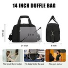 14 Inch Small Gym Bag  Mini Duffel Bag For Women   Men  Carry On Lightweight    
