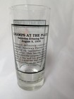 Sat Evening Post Vtg Norman Rockwell  gramps At The Plate  Collectors Glass  