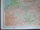 Antique 1903 Map - Devon - Cornwall - Bideford - Launceston - Okehampton