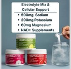Youthwater Nad  Electrolyte Powder Drink Mix Cucumber Flavor Cellular Energy 30s