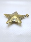 Wearable Rare Ancient Viking Bronze 5 Pointed Engraved Star Amulet Pendant