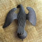 Brass Bronze Eagle Flagpole Topper Finial Antique Weathervane Old Civil War Era 
