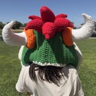 Custom Crochet Character Hood  Bowser Inspired