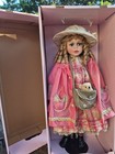 Vtg Limited Edition Porcelain Girl Doll 27  Tall  Blonde Hair  Outfit  Numbered