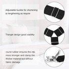Bed Sheet Fasteners 4 Pcs Adjustable Triangle Elastic Suspenders Gripper Hold   