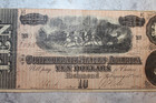 Civil War Confederate Richmond V a  1864   10 00 Note Ungraded  3