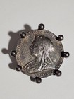 Silver Brooch Medal Of Queen Victoria Diamond Jubilee Commemorative - 1837-1897