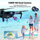 1080p Fpv Camera Drone  Foldable Quadcopter With Carrying Case And 2 Batteries