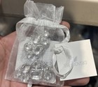 Vintage Signed Swarovski Clear Crystal Shoe Clips Hard To Find