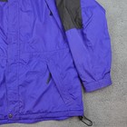Vintage The North Face Jacket Mens Xl Purple Black Windbreaker Full Zip Hooded