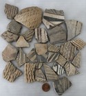 Lot Of 25  Ancient Anasazi Native American Pottery Shards Arizona La 1 2    - 2 5   