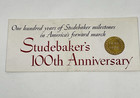 Studebaker Lot  1963 Guide Lark   Cruiser  100th Anniversary  Service Policy