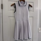 Attraco Women s Golf Tennis Dress Pleated Skirt  Sleeveless Front  Zip  Xs